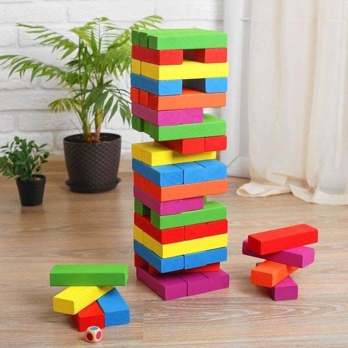 لعبة تحدي جينجا للكبار والصغار