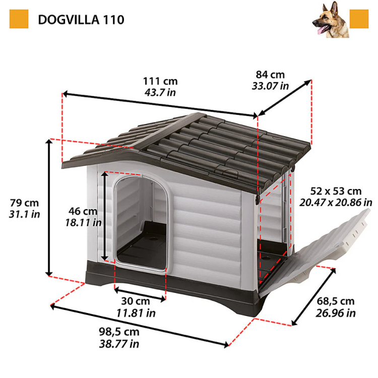 dog villa house size 110 Ferplast