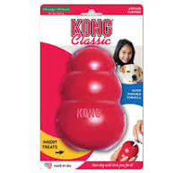 KONG Classic Treat Insert Durable Natural Rubber Dog Toy Red XXL
