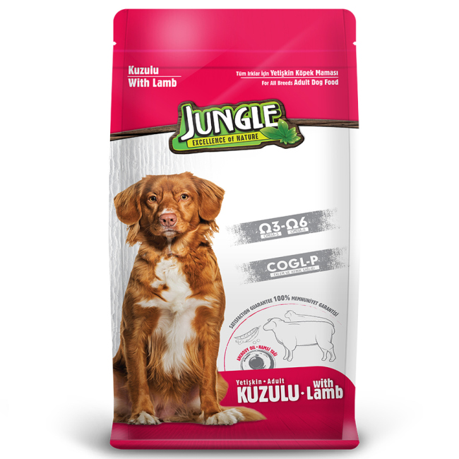 jungle dog food 15kg lamb