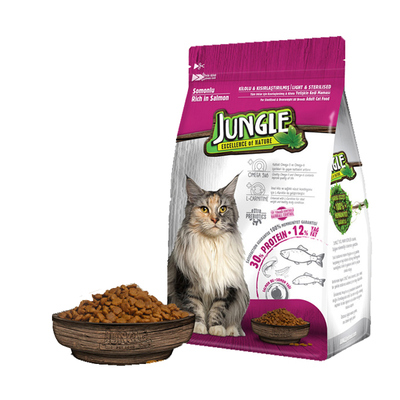 jungle cat food 1.5kg sterilised سعر الحبه 4 دنانير العدد بالكرتونه 4