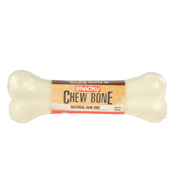 Pikm -014 Snacky Natural Chewing Bone يحتوي الكيس على 15 سم  الكرتونة تحتوي على 10 اكياس