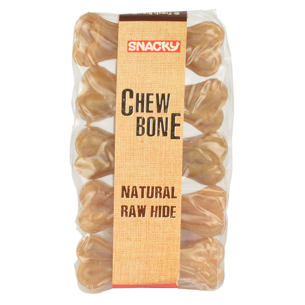 pikm-006 Snacky Natural Chewing Bone يحتوي الكيس على5*7.5 العدد بالكرتونه 10