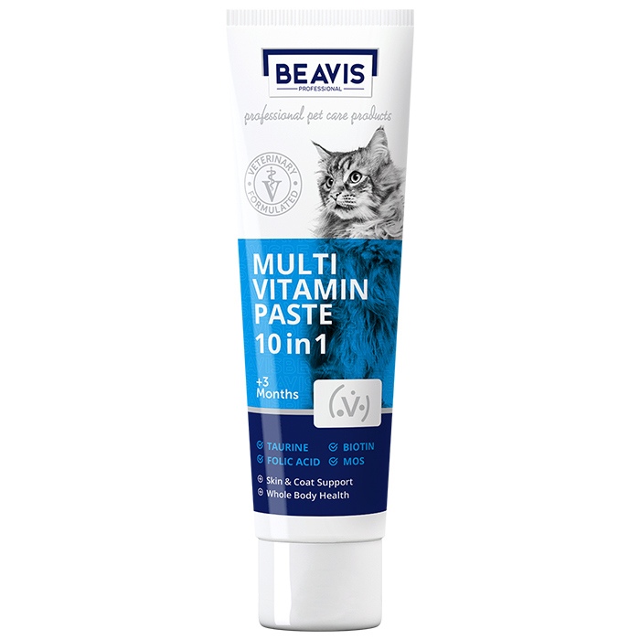 Cat Multi Vitamin Paste 10 in 1 100 ml سعر القطعه 7 دنانير الكرتونه تحتوي على 12 قطعة