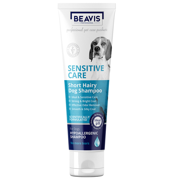 Beavies dog shampoo شامبو للكلاب الحساسه العدد 6بالكرتونه سعر الحبه 3.50