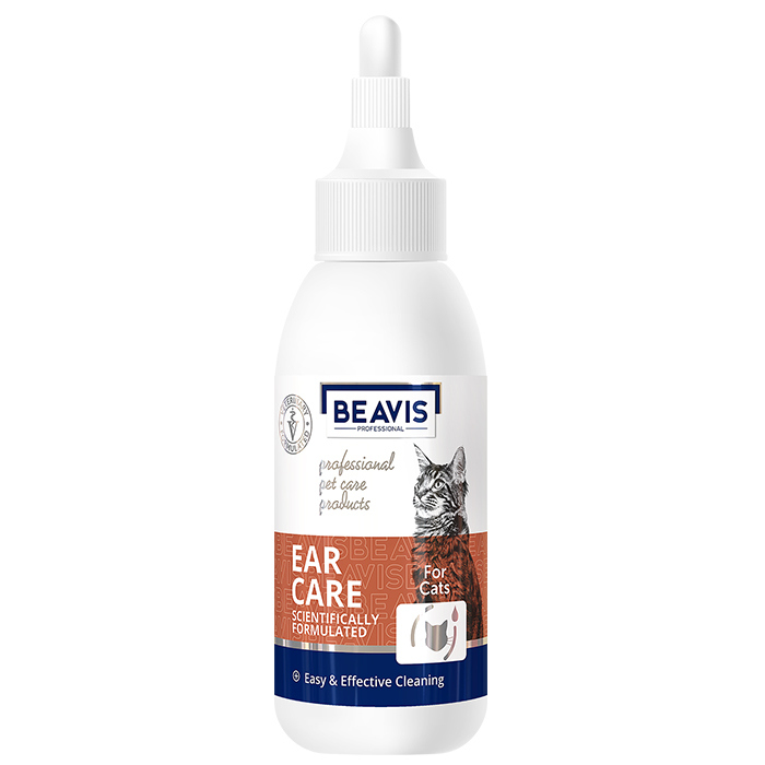 محلول تنظيف الأذن Cat Ear Care 100 مل  سعر الحبة 3 الباكيت يحتوي على 6 حبات
