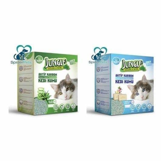 رمل القطط الطبي jungle active carbon