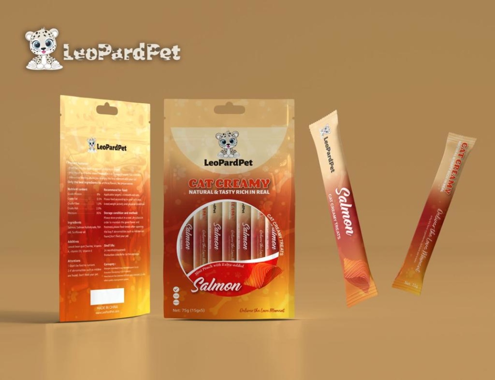 Salmonمكافئات قطط كريمي العدد بالباكيت 5 اصابع سعر الباكيت 1.00عدد 100 نفس النكهه