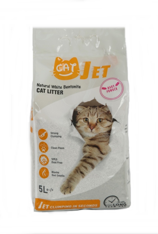 رمل قطط تركي JET سعر 1.75 للكيس  بالطن 