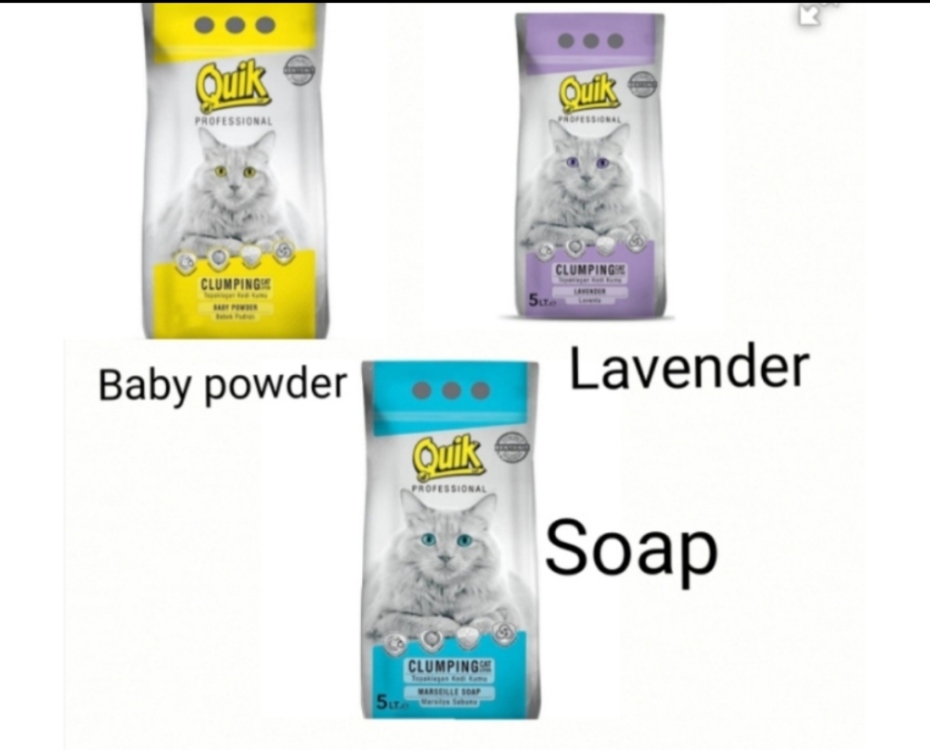 رمل قطط كويك سعر الكيس 2.250 عدد 4 اكياس بسعر 9 دنانير