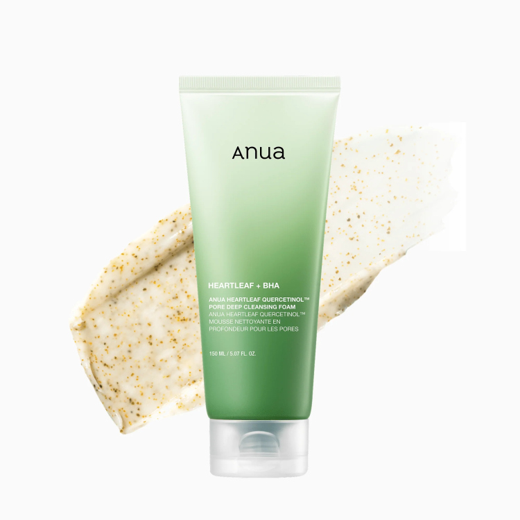 Anua - Heartleaf Quercetinol Pore Deep Cleansing Foamغسول نبتة القلب الرغوي -
