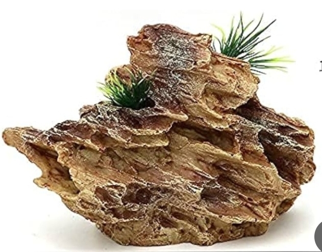 صخرة زينة لحوض السمك