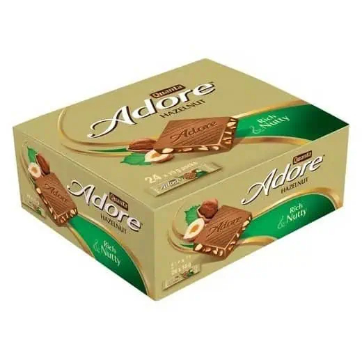 ادور شوكولاتة كرسبي 24غم*12 بالبندق