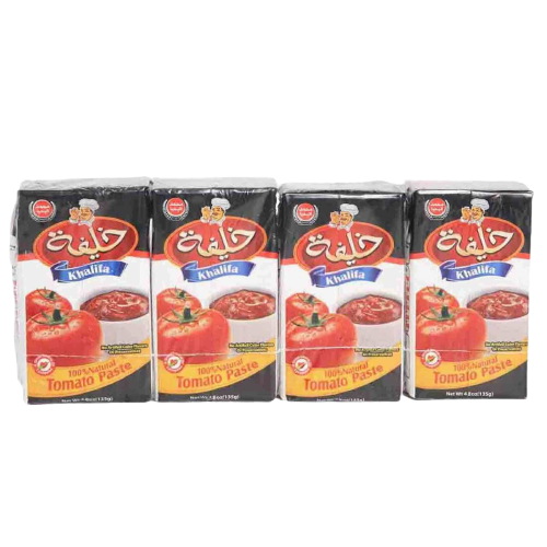 خليفة معجون طماطم 135غ*4