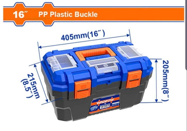 صندوق عدة بلاستيك 16" (WTB1316) WADFOW 