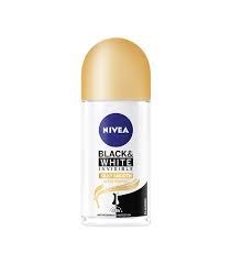 NIVEA Deodorant Female Invisible Black & White Silky Smooth Roll On 50 ml