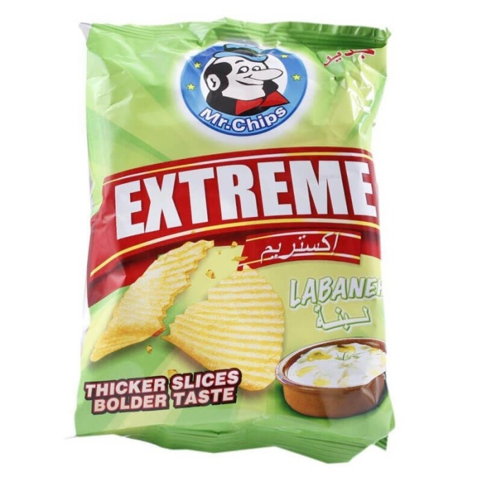 مستر شبس اكستريم بالفلفل 72 غم عدد 3