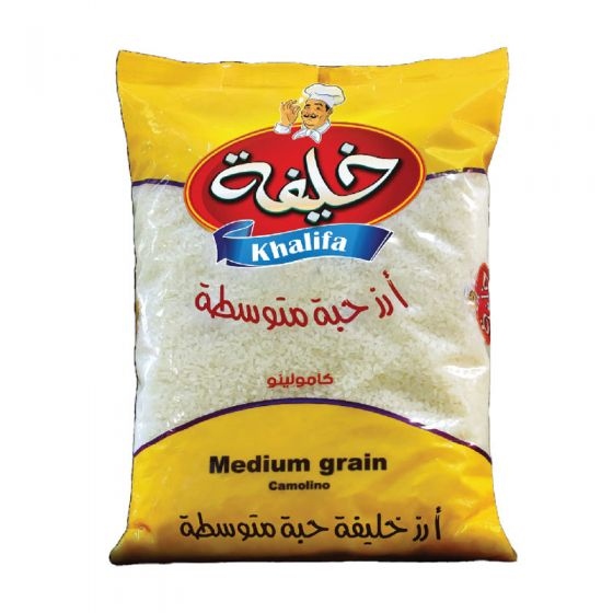 أرز خليفة كامولينو حبة متوسطة 3.5 كيلو