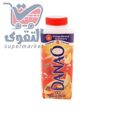 داناو حليب برتقال موز وفراوله 180 مل