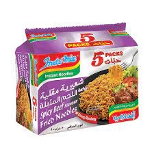Indomie fried noodles spicy beef flavored 80 g * 5