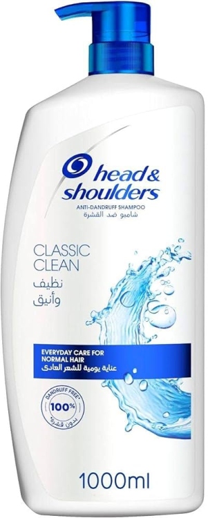 Head and shoulders classic and clean shampoo 1000 ml
