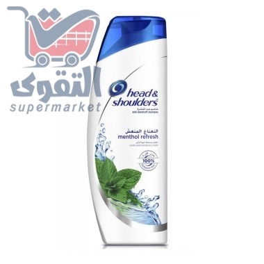 هيد اند شولدرز شامبو النعناع المنعش 600 مل
