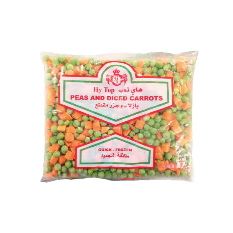 هاي توب بازيلاء و جزر مجمدة 400غ