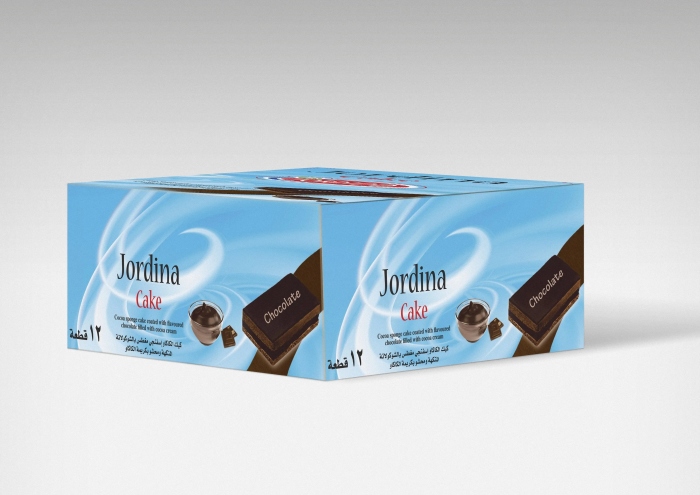 جوردينا كيك مغطس شكولاته 35 غم *12 حبة