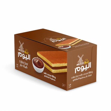 اليوم كيك بار شوكلاته 12 قطعه