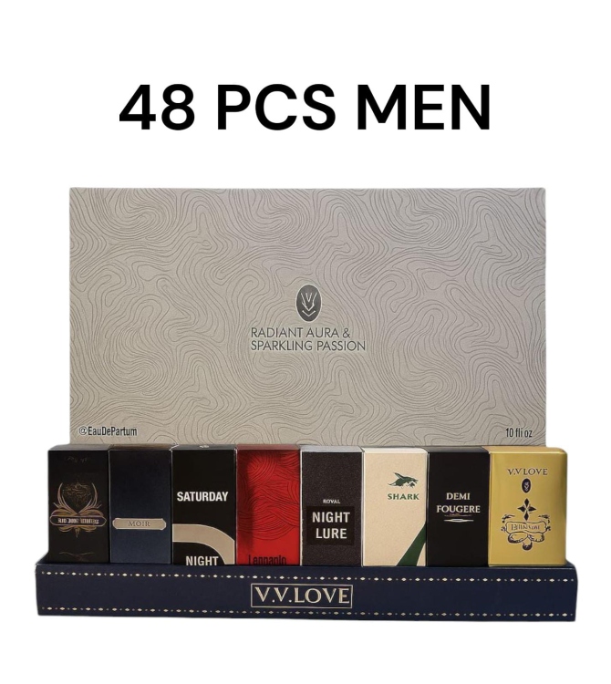 ستاند عطور رجالي من v.v.love  بحجم 30 مل عدد 48