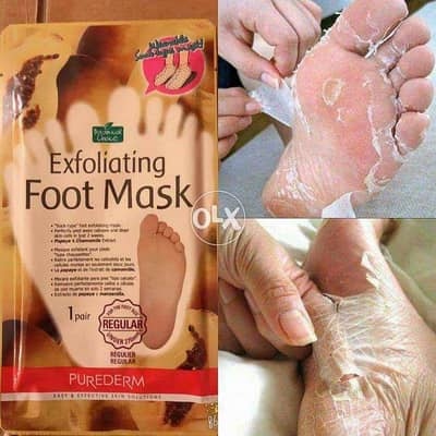 ماسك تقشير للأقدام الكوري  purederm foot exfoliate 