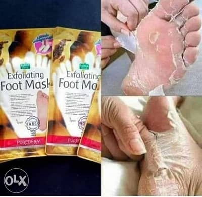 ماسك تقشير للأقدام الكوري  purederm foot exfoliate 