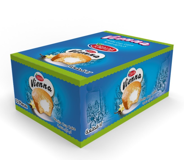 جوردينا فيينا كب كيك فانيلا 35 غم *12 حبة