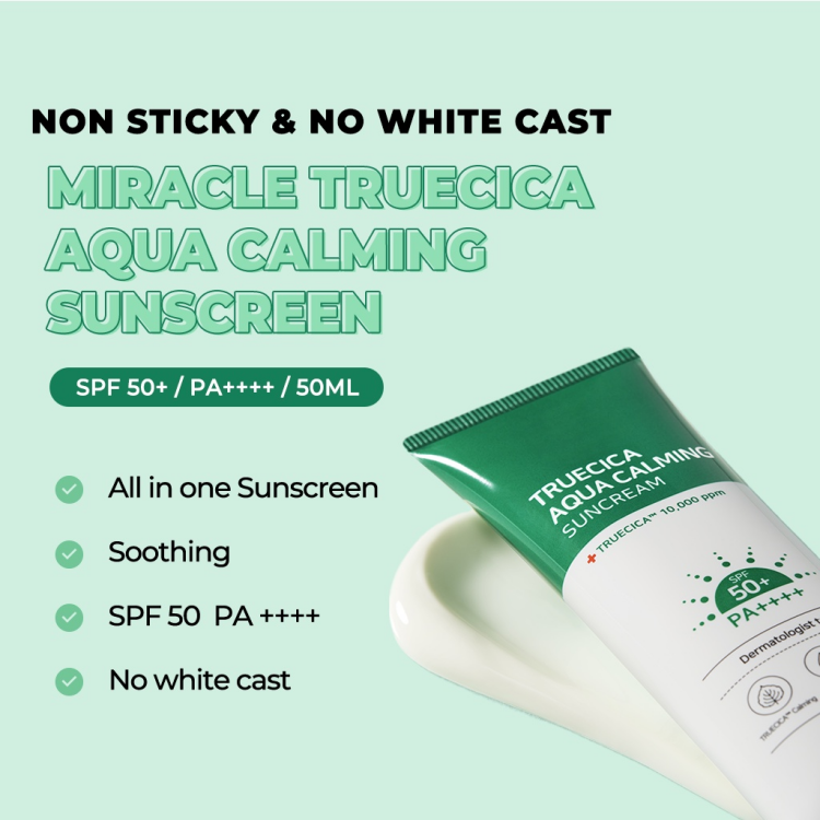 واقي شمس المعجزة SOME BY MI Truecica Aqua Calming Suncream spf 50 PA ++++