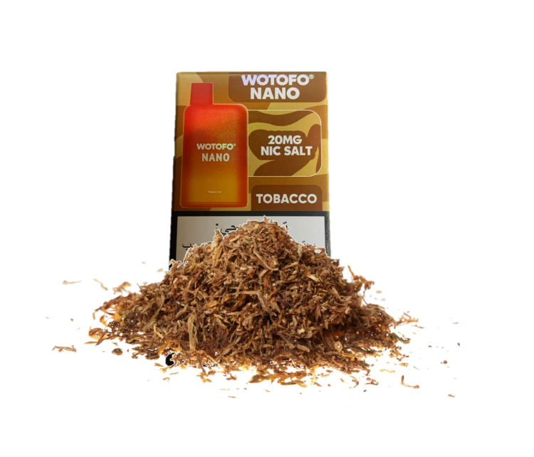 WOTOFO NANO Tobacco  -  1,000 Puffs - Disposable Vape