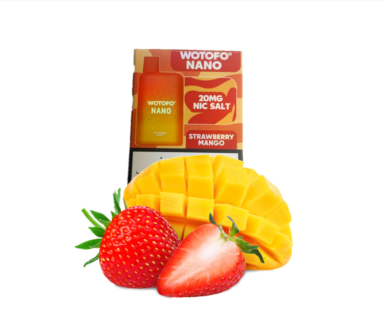 WOTOFO NANO Strawberry Mango -  1,000 Puffs - Disposable Vape