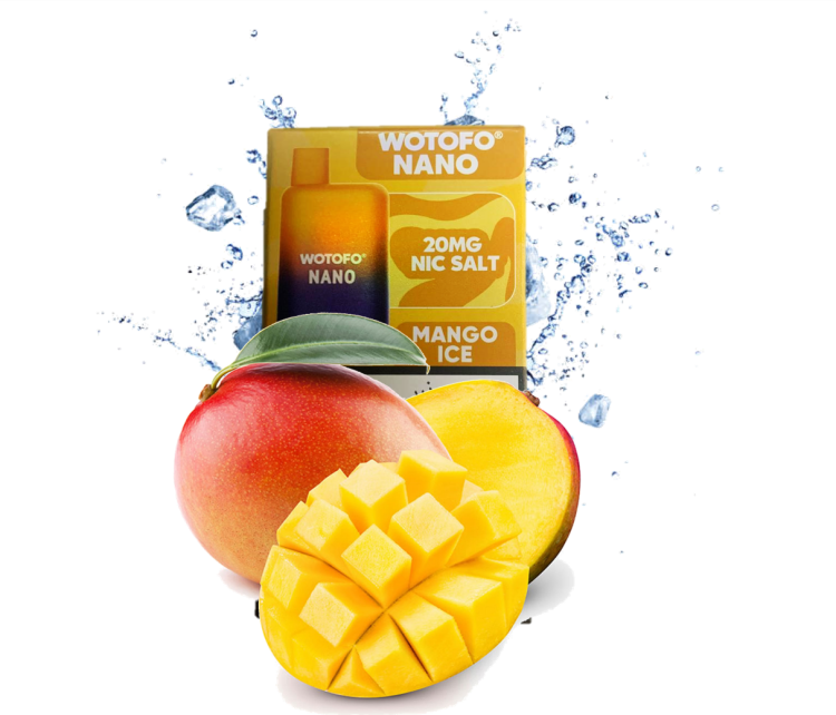 WOTOFO NANO Mango Ice  -  1,000 Puffs - Disposable Vape