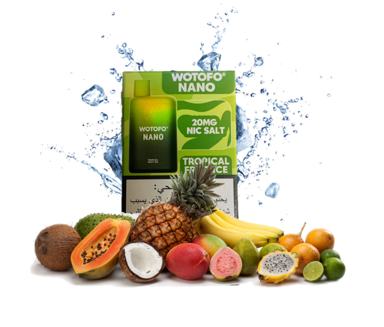 WOTOFO NANO Tropical Fruit Ice  -  1,000 Puffs - Disposable Vape