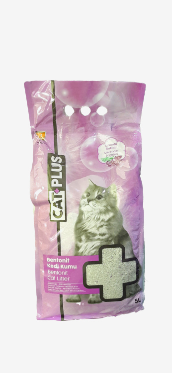 cat plus cat litter baby powder scented 5L