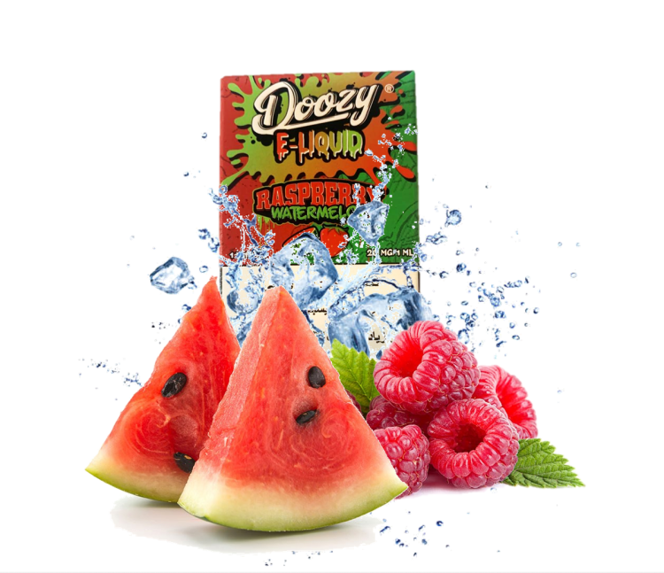 Doozy Juice  - Raspberry Watermelon Ice - SaltNic -  Vape Juice - 10ml - 20mg Nicotine 