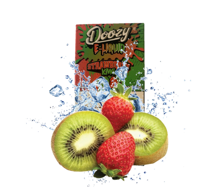 Doozy Juice  - Strawberry Kiwi Ice - SaltNic -  Vape Juice - 10ml - 20mg Nicotine 