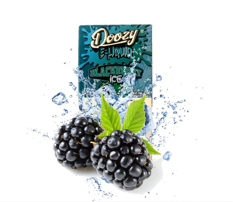 Doozy Juice  - Blackberry Ice - SaltNic -  Vape Juice - 10ml - 20mg Nicotine 