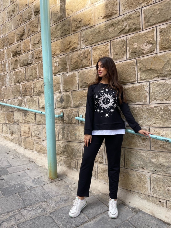 Drop Shoulder Sweatshirt & Sweatpants