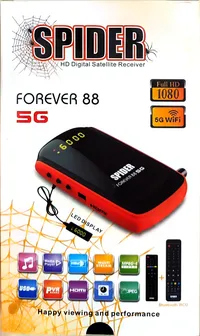 ريسيفر SPIDER FOREVER 88 5G