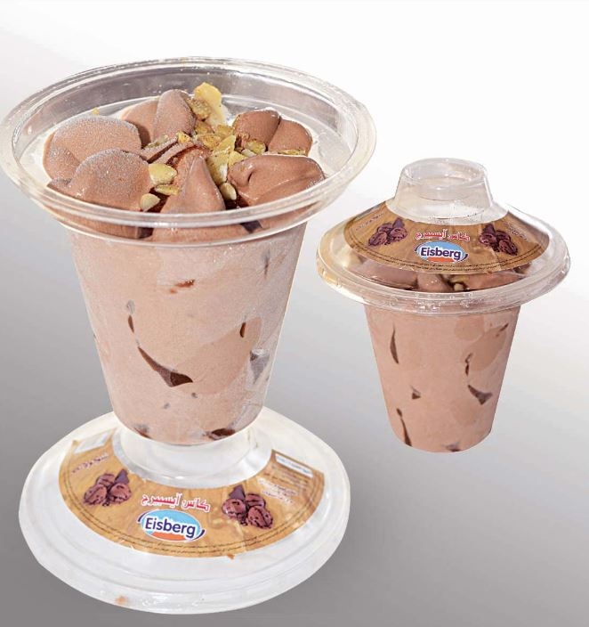 ايسبيرغ ايس كريم كاسات شوكلاته