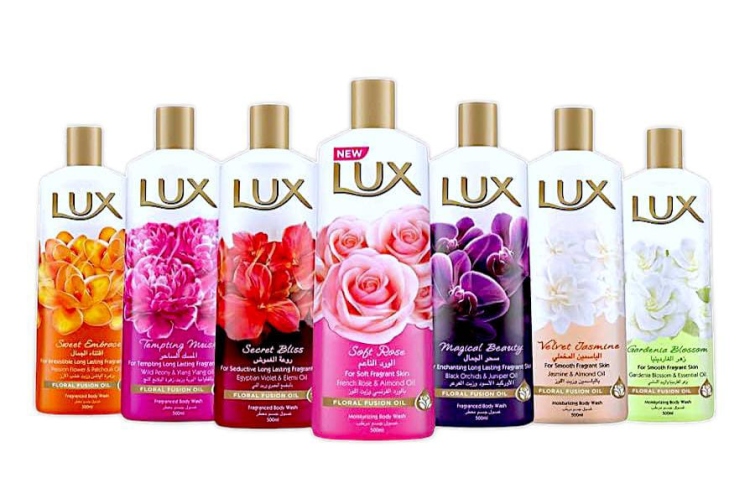 لاكس شور جل الجديد 500 مل بروائح الفرنسية  لنظافة والعناية بالجسم 