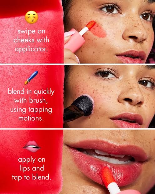 ELF Sheer For It Blush Tint, Multi-Use, Long-Lasting Lip & Cheek Makeup 