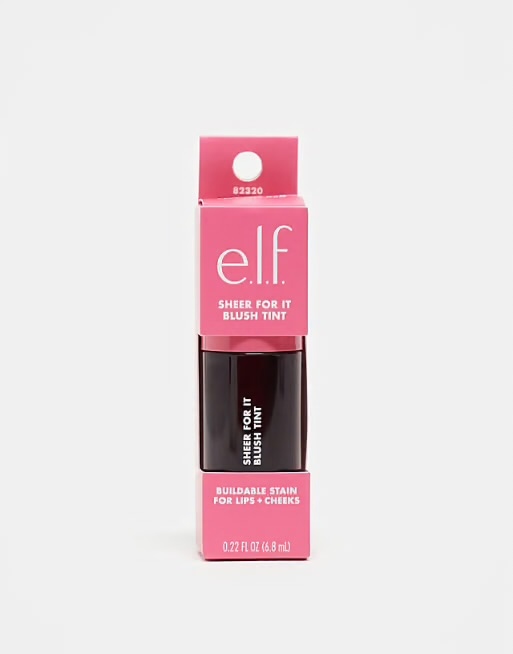 ELF Sheer For It Blush Tint, Multi-Use, Long-Lasting Lip & Cheek Makeup 