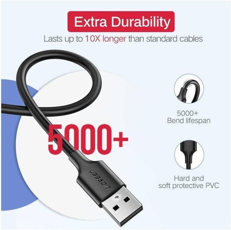 UGREEN US289 60138 MICRO USB MALE TO US
A  MALE CABLE 2M 2.0