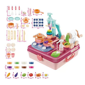 لعبة ماكينة معجون لصنع النودلز والايس كريم دبل 